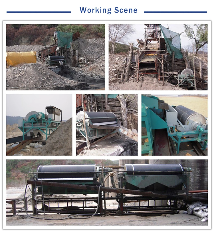 High Capacity Ilmenite Ore Permanent Drum Wet Magnetic Separator Wet Dry Processing Separator