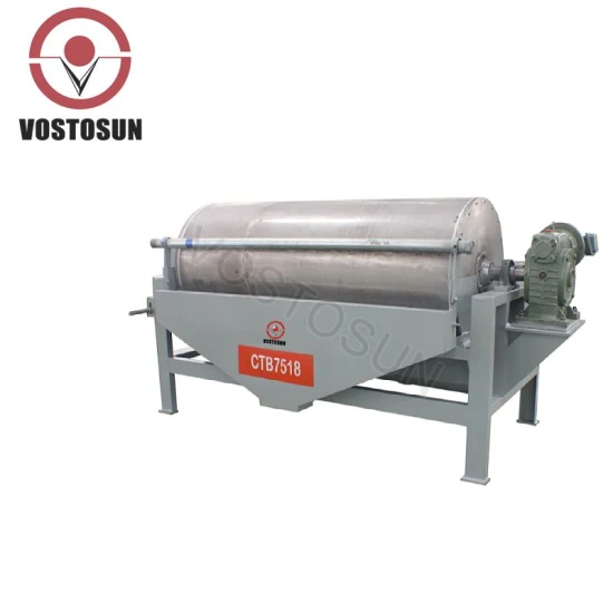 Low Intensity Wet Drum Magnetic Separator for Gold Mining Machine