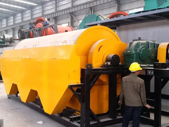 Silica Sand Wet and Dry Magnetic Drum Separator From China Manufacturer